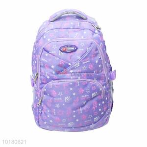 Fashion star printed terylene backpack for women