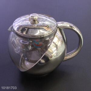 New Arrival Heat-Resistant Removable Tea-strainer Glass Teapot With Handle