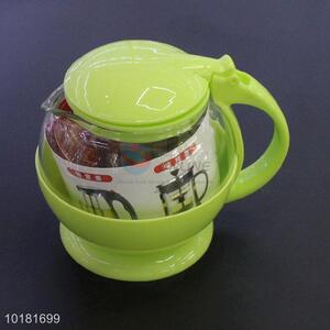 Multi-Color Utility Removable Tea-Strainer Glass Teapot With Handle