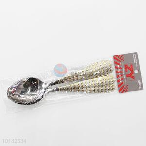 6 Pieces/ Bag Cheap Wholesale Stainless Steel Single Handle Spoons