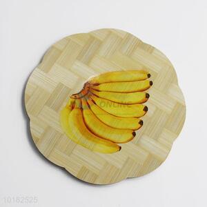 New Design Banana Pattern Table Decoration Bamboo Placemat