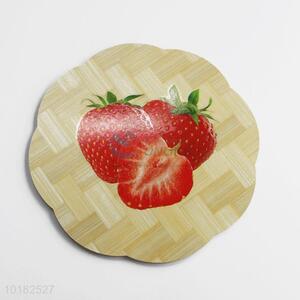 Strawberry Pattern High Quality Bamboo Placemat Wholesale