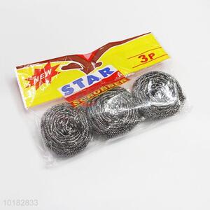 3pcs/set scourer wire balls for kicthen cleaning