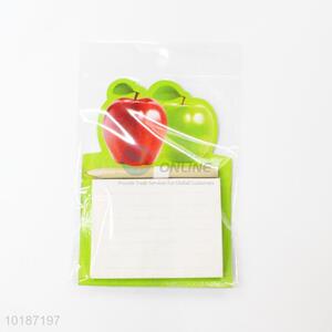 Fruit apple style fridge magnet notepad