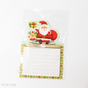 Cartoon santa claus fridge magnet memo notepad