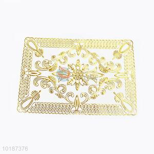 China Supply Golden PVC Placemat/Table Mat