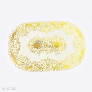 Low Price Golden PVC Placemat/Table Mat