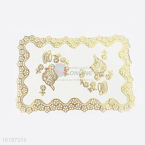 Top Quality Golden PVC Placemat/Table Mat