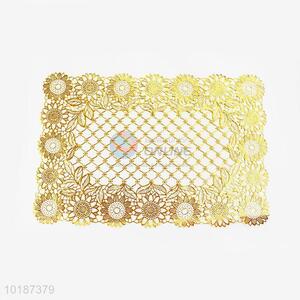 Good Quality Golden PVC Placemat/Table Mat