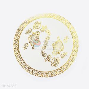 Professional Golden PVC Placemat/Table Mat