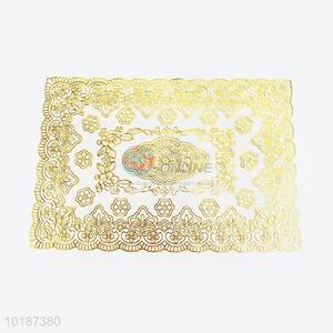 Direct Factory Golden PVC Placemat/Table Mat