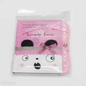 Lovely Face Creative Password Notebook