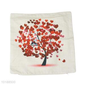 Wholesale best cheap cute loving heart tree pillowcase