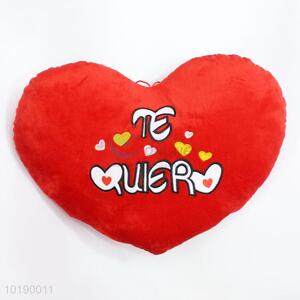 China Factory Soft Valentine Heart Shape Cushion