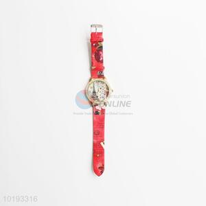 Round Shaped Girl Women Wrist Watches