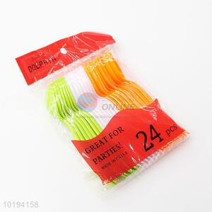 24Pcs/Bag Disposable Plastic Spoon Wholesale