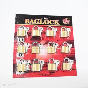 Wholesale Mini Gold Color Padlock Bag Lock