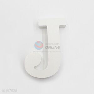 Wholesale Wooden Ornaments in Letter J Shape