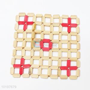 Square bamboo placemat/bamboo coaster