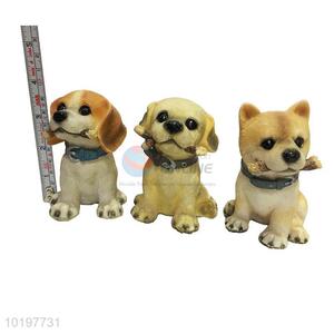 Fashion Style Resin Craft Sculpture in Dog Shape