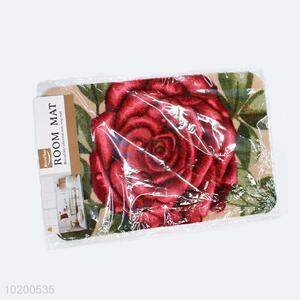 Rose Pattern Floor Mat For Home/Hotel