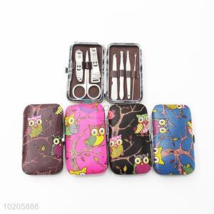 Lovely Owl Printed Manicure Set Beauty Tool for Sale