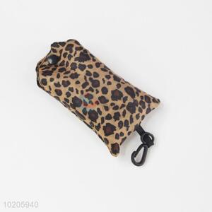 Leopard Printed Foldable Shopping Bag for Shopping