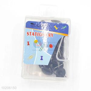 Hot sale black drawing pin/novelty push pins