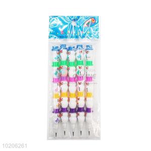 Best Selling Cartoon Snowman Pencil for Children