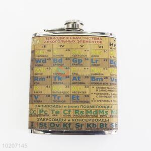 Periodic Table of Elements Pattern Hip Flask Mini Flagon
