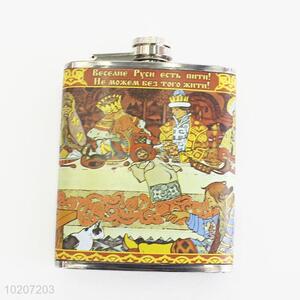 Eco-friendly Stainless Steel Plastic Hip Flask