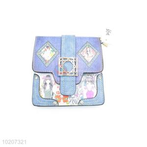 Vintage Jeans Pattern Travel Shoulder Bag Handbag