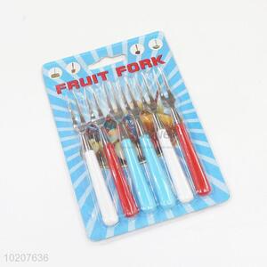 Wholesale 5 pieces fruit forks