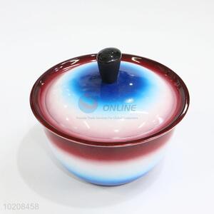 Colorful Stainless Steel Large Bowl with Cover