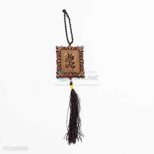 Vintage design car key pendant with long tassel