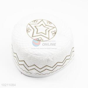 Fashion White Prayer Muslim Hats