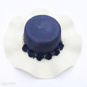 Vintage floppy straw hat beach hats for woman