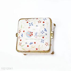 Factory Direct Vintage Jewelry Box Ceramic Jewel Case