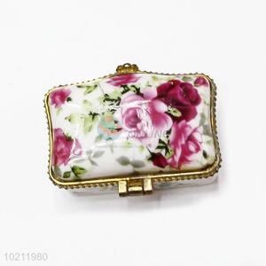 Hot Sale Ceramic Jewelry Box Porcelain Jewel Case