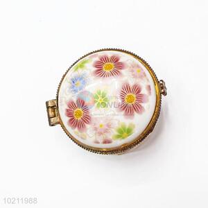 Promotional Gift Ceramic Jewelry Box Porcelain Jewel Case