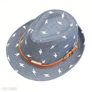 Lightning pattern cowboy hats for kids