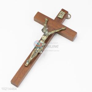 Hot sale cheap church wall hanging Jesus wood cross