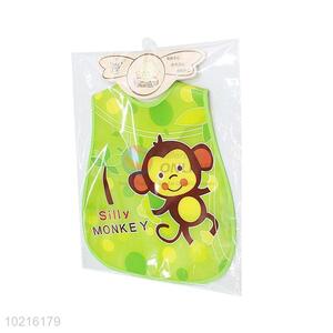 Promotional Gift Waterproof PVA Baby Bibs with Monkey Pattern