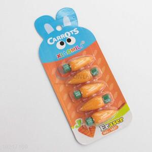 Children Stationery Carrot Shape Learning Eraser