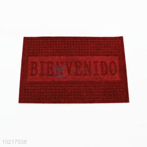 Promotional Purplish Red PP Floor Mat for Home Use