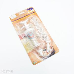 Icing syringe decorating set with bpc moulds