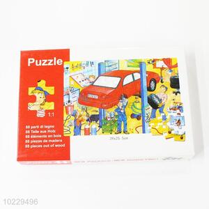 Promotional cheap hand grasp wooden jigsaw puzzle toys