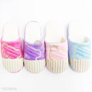 Popular promotional indoor bedroom slippers