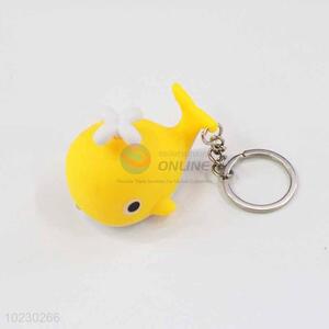 Cute Whale Key Chain with LED Light