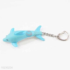 Whale Key Chain with LED Light